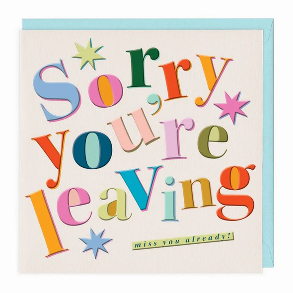 GB- Sorry You're Leaving (unbagged)