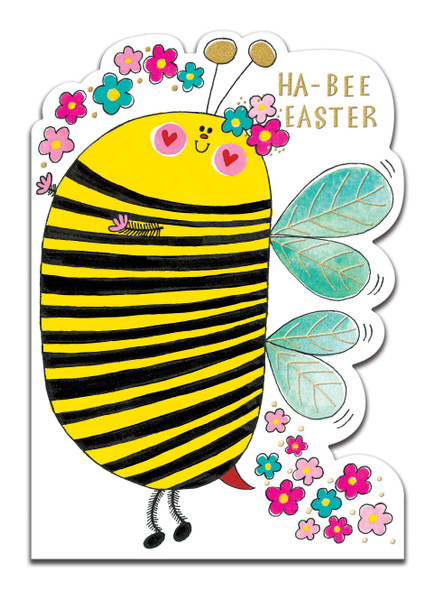 Easter - Ha-bee Easter Bee (170x120mm)
