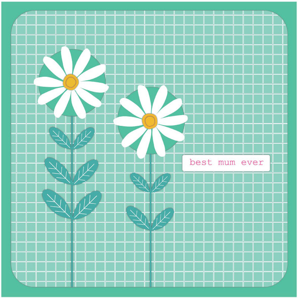 Mother's Day- 2 Daisies (Die-cut)