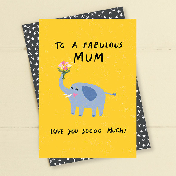 Mother's Day-  Fabulous Mum Elephant