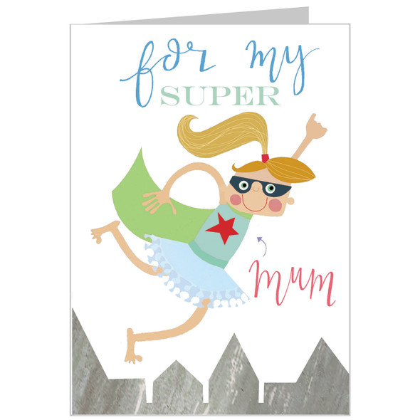 Mother's Day- Super Mum (Linen Board)