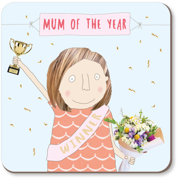 Coaster - Mum Of The Year (10x10cm)
