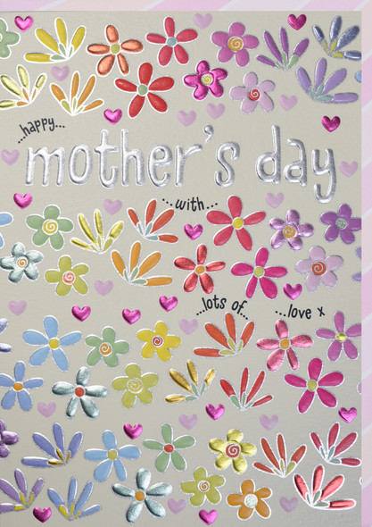 Mother's Day-  Flowers (Foil, Embossed)