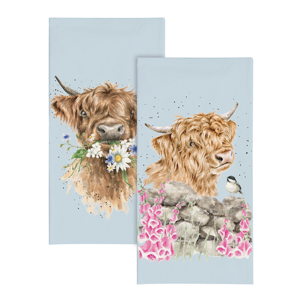 Pocket Tissue - Highland Cow Daisy Coo