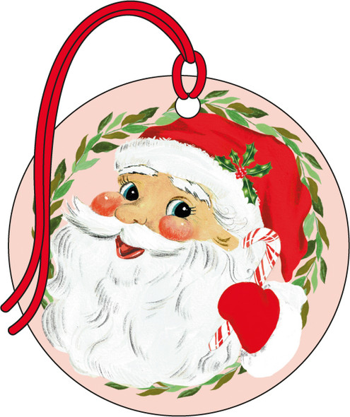 Tag Pk4 - Kitchmas Santa (152x100mm) (X26ART TAGX25)