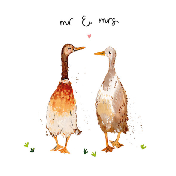 WD- Ducks Mr & Mrs