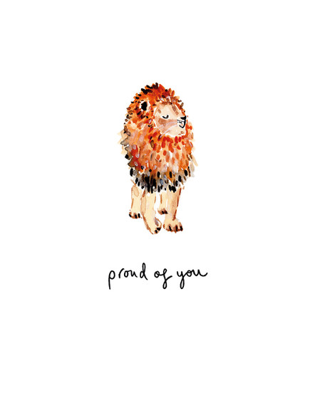 Small Card- Lion Proud of You