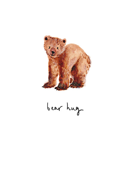 Small Card TOY- Bear Hug