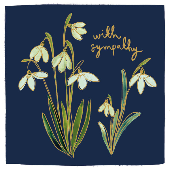 SY- Snowdrops With Sympathy (Gold Foil)