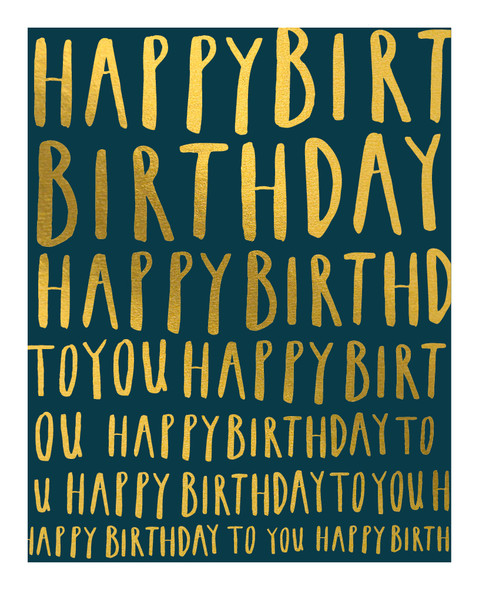 Celebration HB- Text (Foiled)