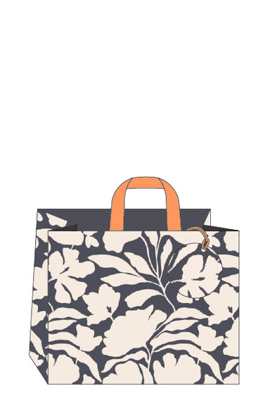 Bag Medium Landscape - Abstract Floral 200x250x100mm