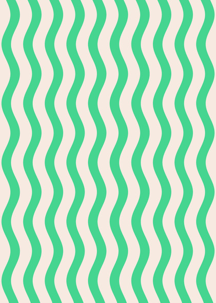 Wrap - Green Wave Stripe