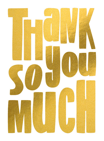 Notecards (Pk6) TY- Thank You So Much