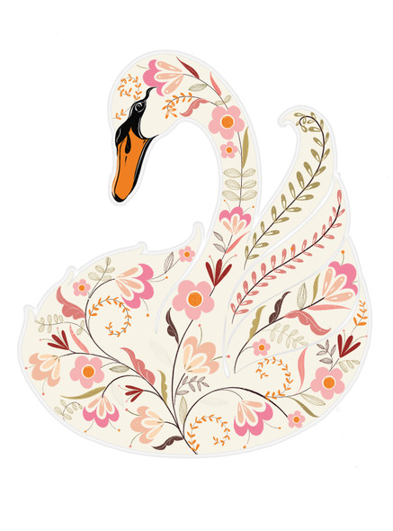 Pollen - Swan (Embossed 100 x 135mm)