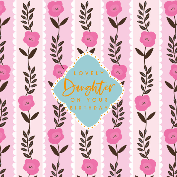 HB- Lovely Daughter (Foiled & Embossed)