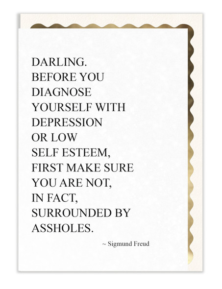 Surronded By Arseholes (Flecked w Gold)