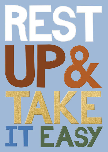 GW- Rest Up (Gold Foiling,Emboss)