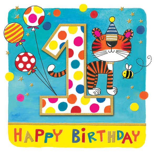 3D Attachment HB- 1st Boy Tiger (Gold Foiling)