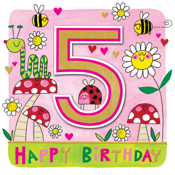 3D Attachment HB- 5th Girl Toadstool (Gold Foiling)