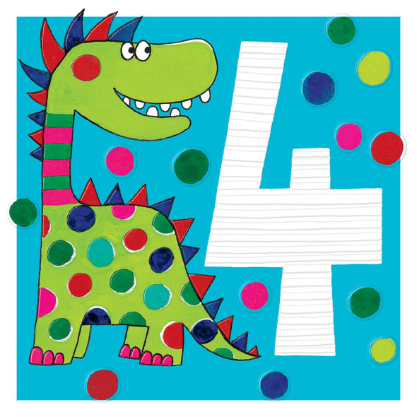 HB- 4th Dinosaur (Emboss,125x125mm)