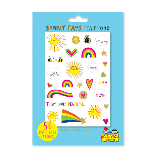 Tattoo 2 Sheet- Sunny Days (H:220mmxW:150mm) 