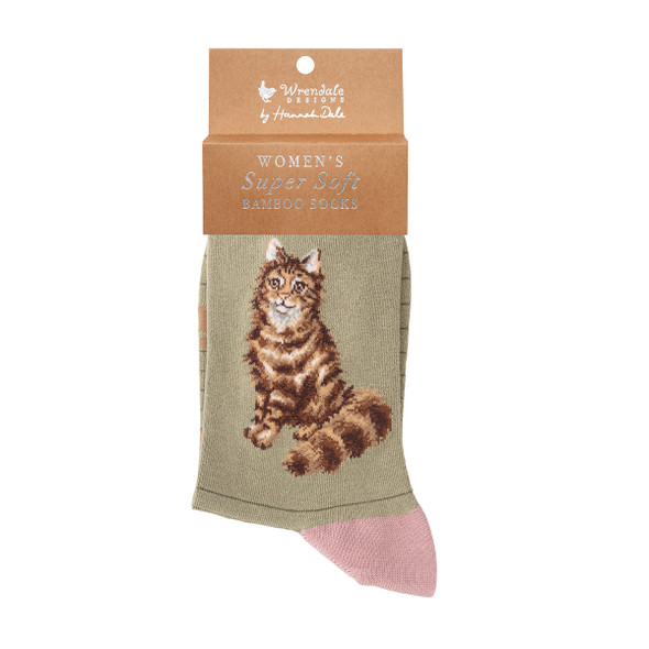 Sock Bamboo - Feline Fabulous (US6-10)
