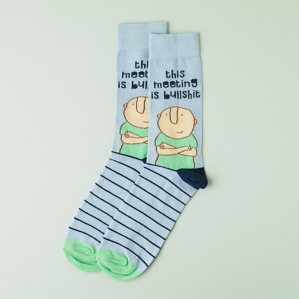 Socks Cotton - Bullshit Meeting (Men/UK7-12) 