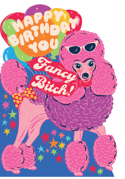 Lost Plots HB- Fancy Poodle (Die Cut)