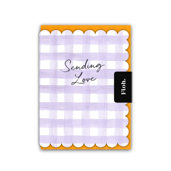 Small Card TOY-Sending Love (scallop, unbagged 90x120mm)