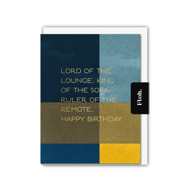 HB- Lord Of The Lounge (Foiled Text,unbagged 108x140mm)