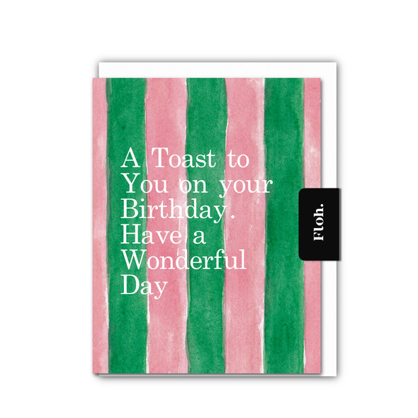 HB- A Toast To You (Debossed Text,unbagged 108x140mm)