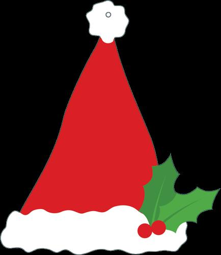 Tag DieCut - Pk4 Santa Hat