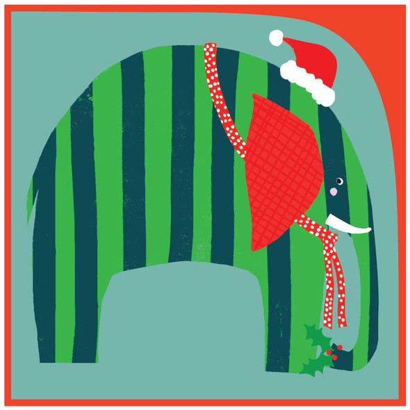 Elephant (Diecut,14cm SQ)