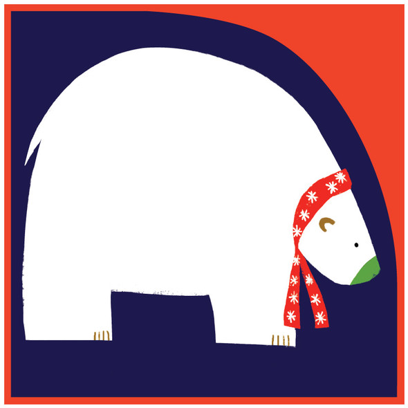 Polar Bear (Diecut,14cm SQ)
