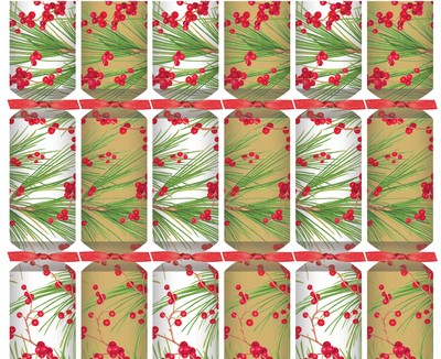 Crackers 30.5cm - Berries & Pine (Box 6) (X26CA CK126.12)