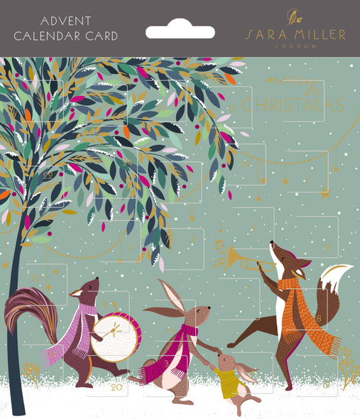 Advent Card - SM Countryside Christmas (158x158mm)