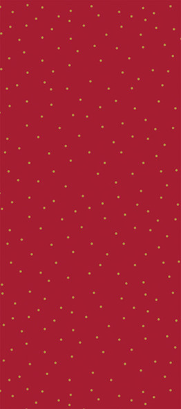Tissue Paper (4 Sheets)- Gold Dots On Red (X26ART TISX01)