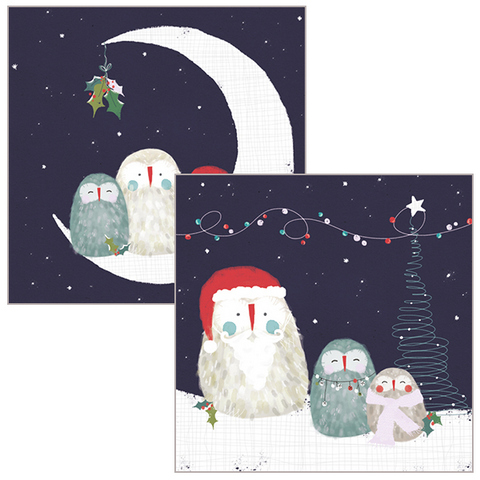 SALE Wallet - Owls (10/5x2Designs Foil SQ) (X26ART WAX029)