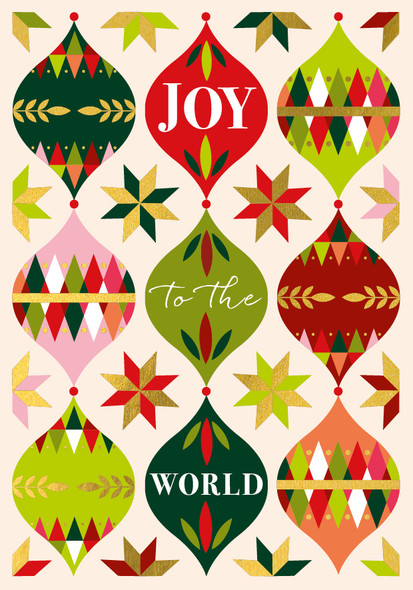 SALE- Christmas Baubles (105x150)