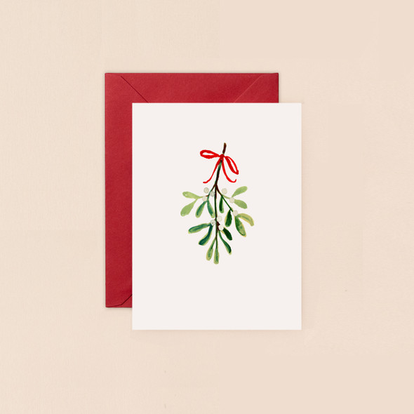 Small Card- Mistletoe (120x90mm) (X26LMD BIJX026)
