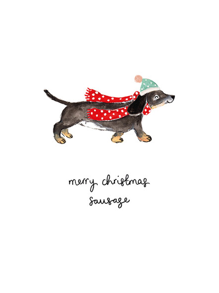 Small Card- Sausage (120x90mm)
