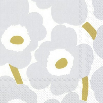 Marimekko - Unikko White Silver-Cocktail (X26IHRC 552695)