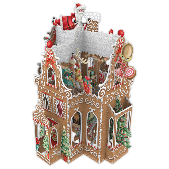 Pop Up Laser Cut- Gingerbread House