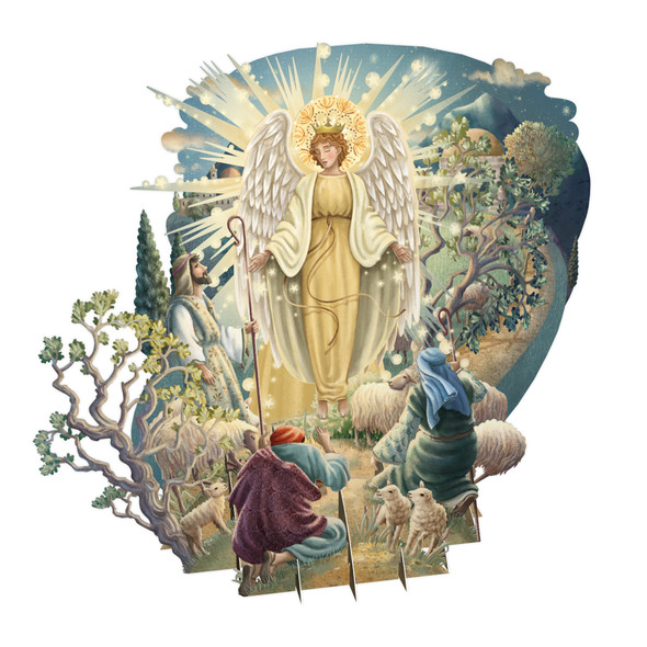 Pop Up Laser Cut - The Annunciation