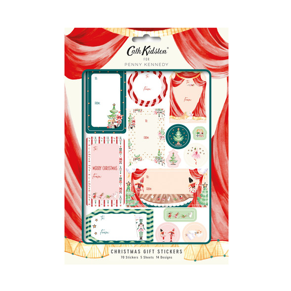 Gift Stickers (5Sheet,14Stickers)- CK Nutcracker