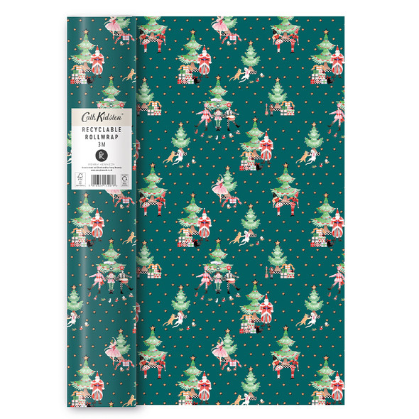 Rollwrap 12BIN- CK Nutcracker Islands Green (3mtrx70cm)