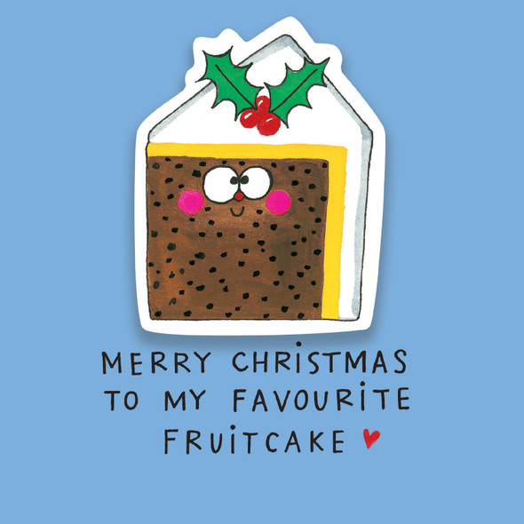 To My Fav. Fruitcake (3D Attachment, 12.5x12.5cm)