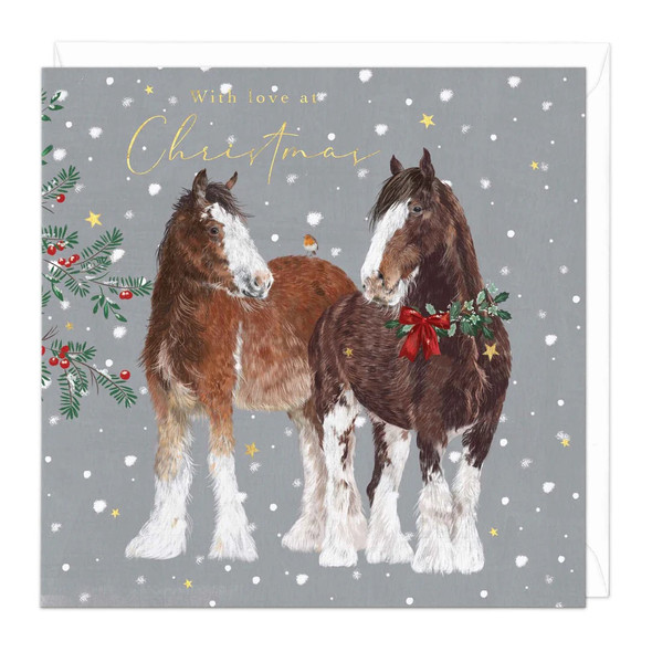 Christmas Horses (Unbagged) (X26WHI Z280)