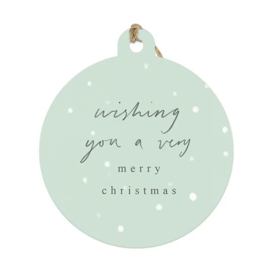 Christmas Gift Tag Pk6 - Christmas Wishes (X26WHI ZWT016)