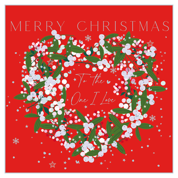 SALE - The One I Love Heart Wreath (unbagged)